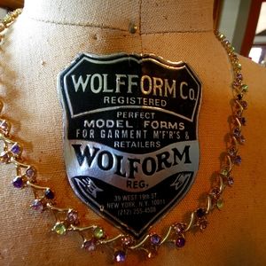 Vintage Monet 2 Multicolored Necklace and Bracelet